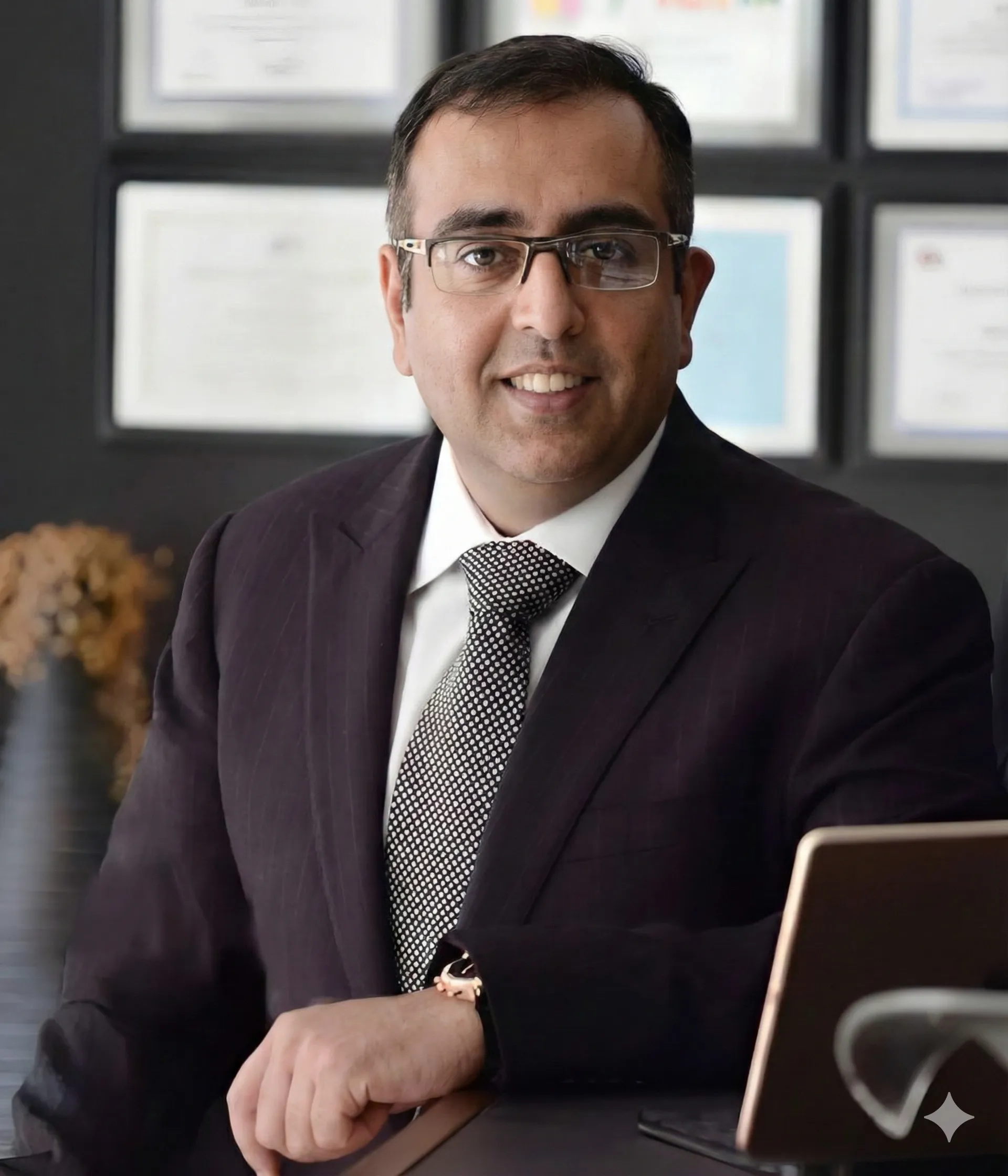 Portrait of Dr. Ahmad, Medical Director